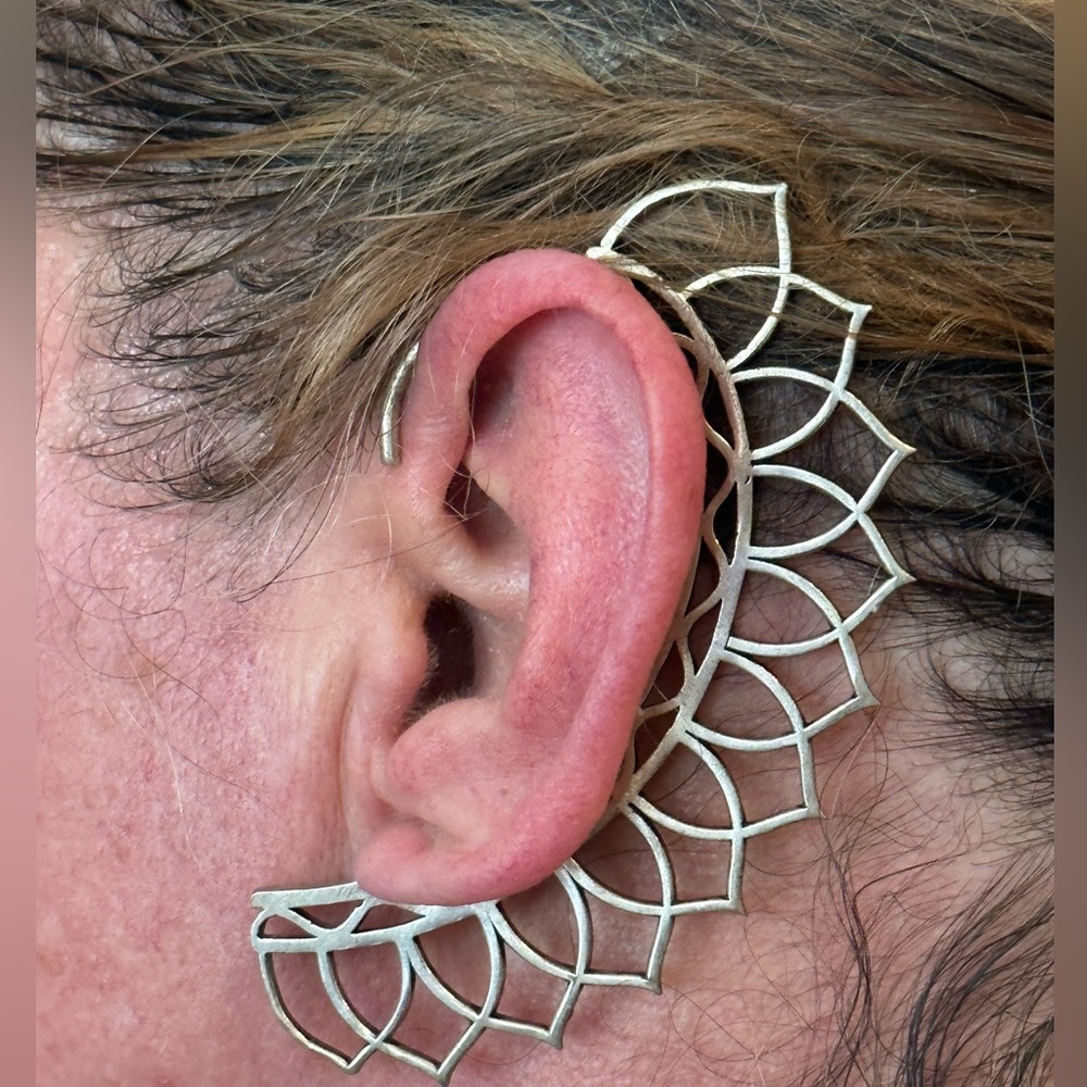 Lotus petals earring/ear cuff